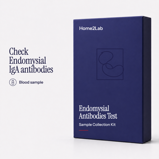 Endomysial Antibodies (IgA) Test Home2Lab sample collection kit