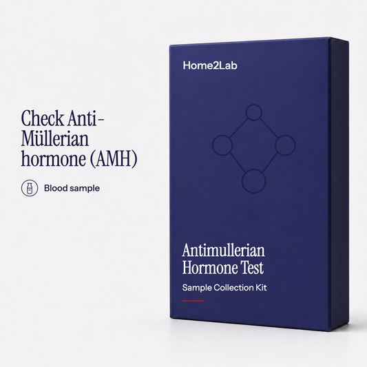 Antimullerian Hormone (AMH) Test Home2Lab sample collection kit
