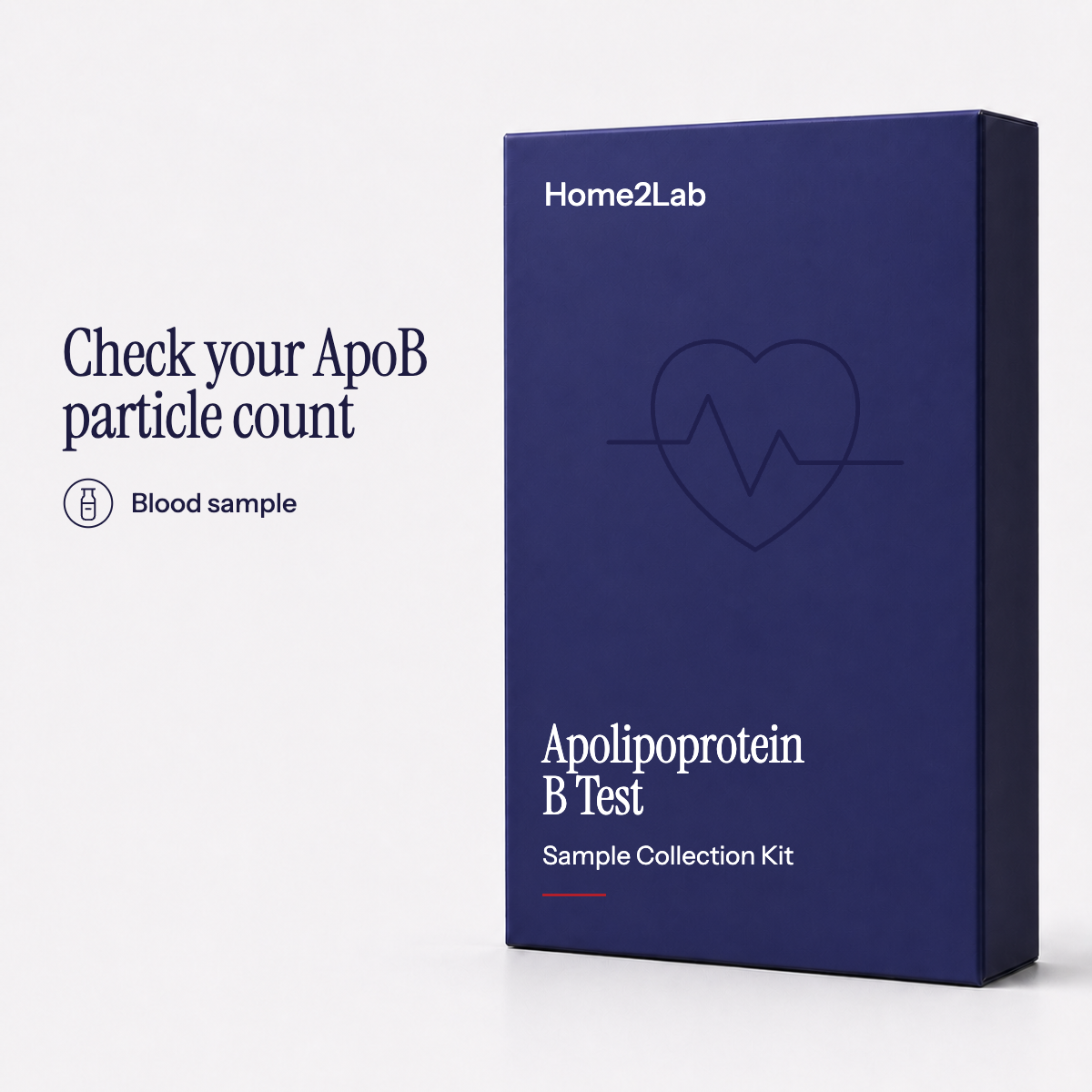 Apolipoprotein B (ApoB) Test Home2Lab sample collection kit