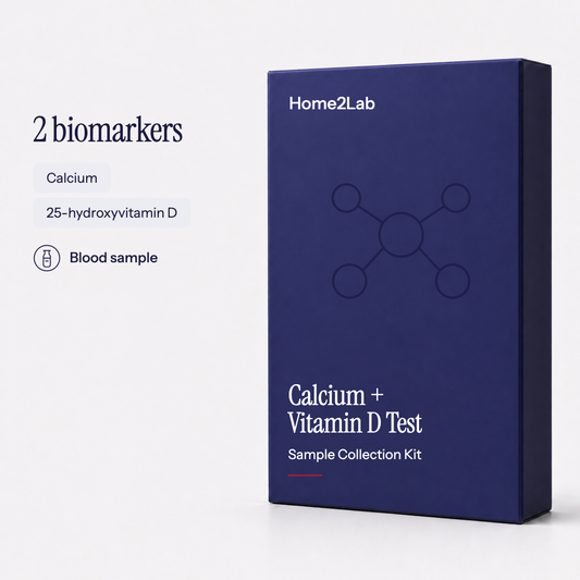 Calcium + Vitamin D Test Home2Lab sample collection kit