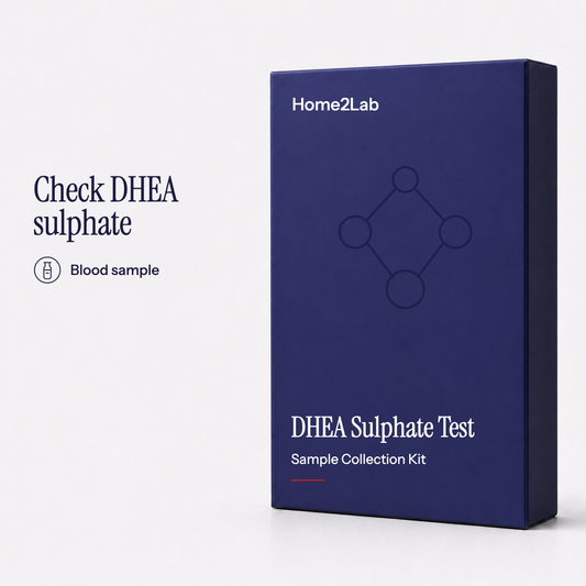 DHEA Sulphate Test Home2Lab sample collection kit