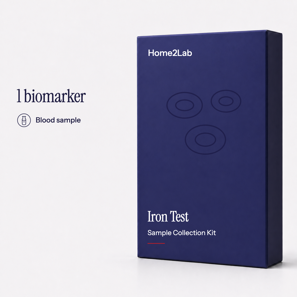 Iron (TIBC included) Test Home2Lab sample collection kit