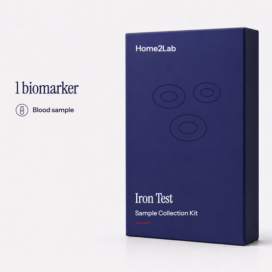 Iron (TIBC included) Test Home2Lab sample collection kit