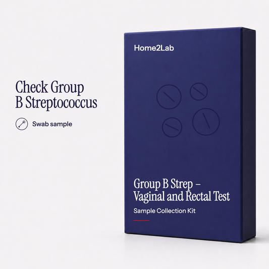 Group B Strep – Vaginal and Rectal Test Home2Lab sample collection kit