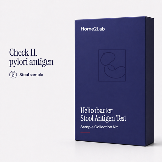 Helicobacter Stool Antigen Test Home2Lab sample collection kit