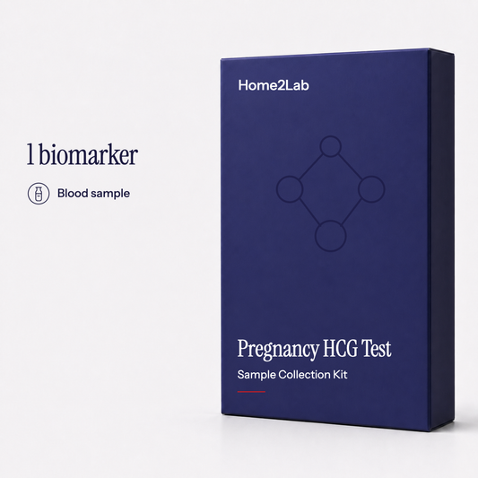 Pregnancy HCG (Weeks Indicator) Test Home2Lab sample collection kit