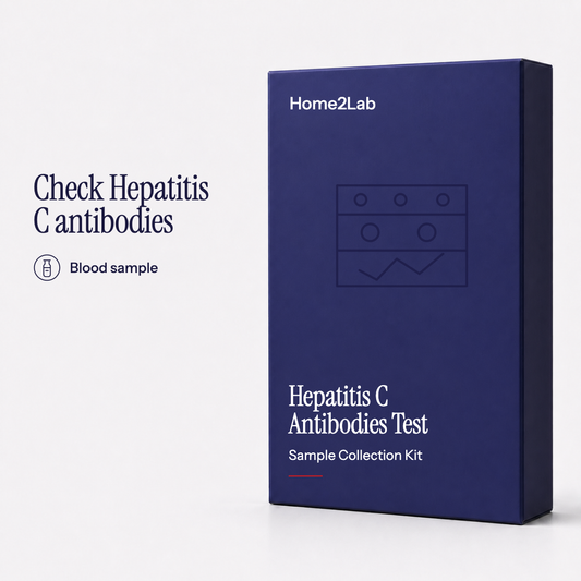 Hepatitis C Antibodies Test Home2Lab sample collection kit