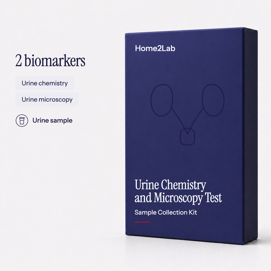 Urine Chemistry and Microscopy Test Home2Lab sample collection kit