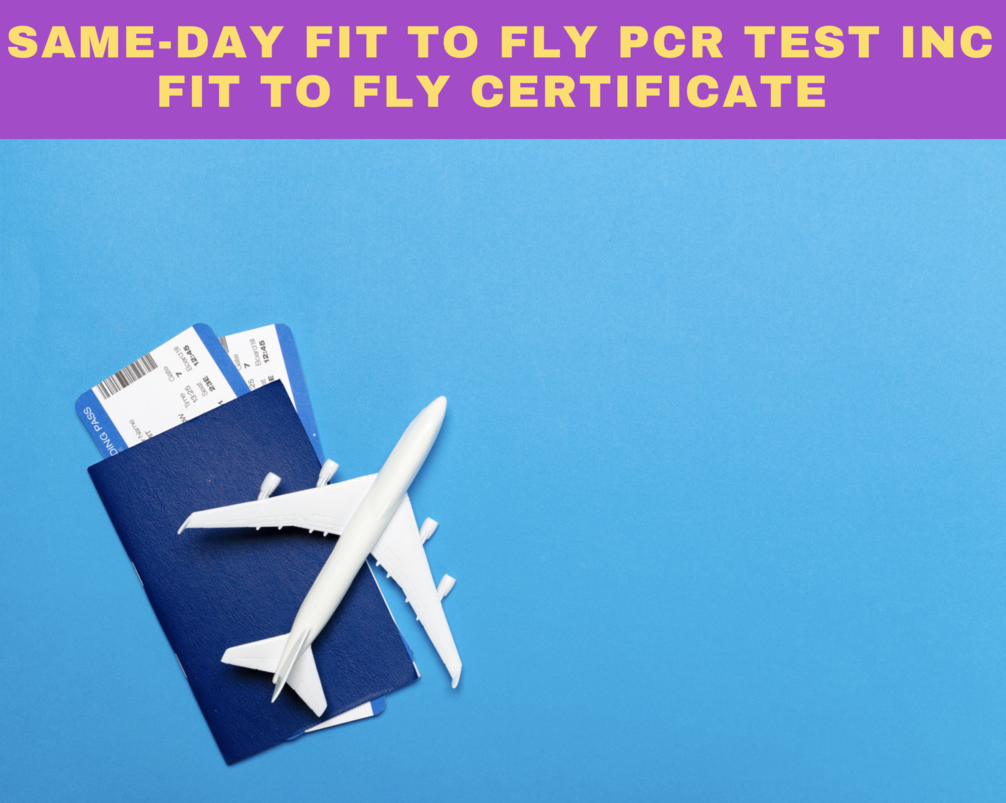 Upgrade to Same day RT PCR test with Fit-to-fly by Midnight